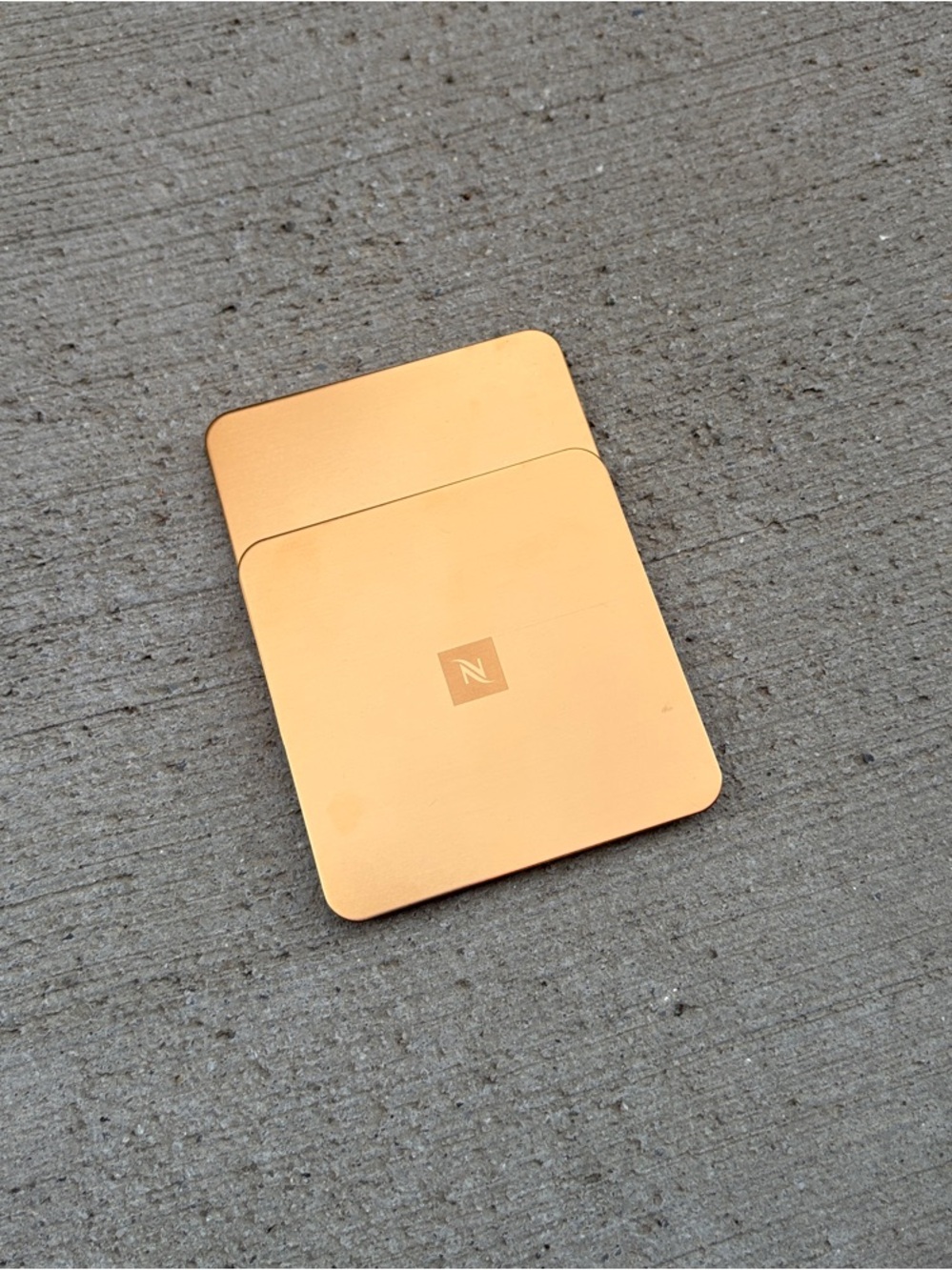 Nespresso Metallic Gold Coasters